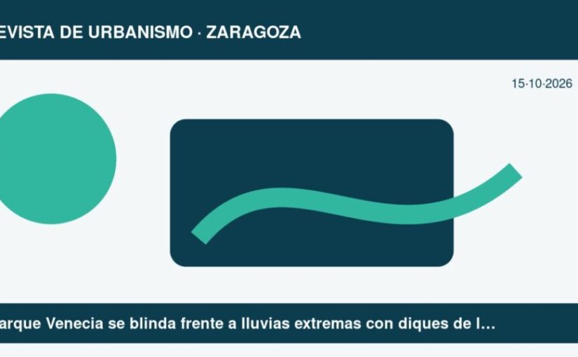 Parque Venecia se blinda frente a lluvias extremas con diques de laminación