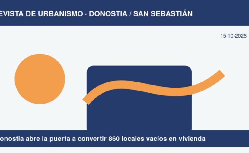 Donostia abre la puerta a convertir 860 locales vacíos en vivienda