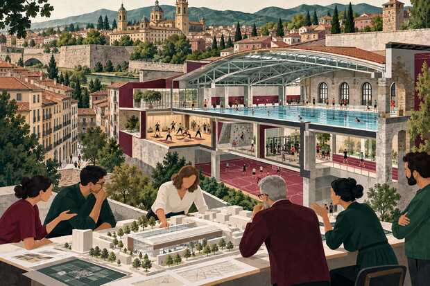 Pamplona abre el futuro de Aquavox San Agustín a un proceso de decisión vecinal
