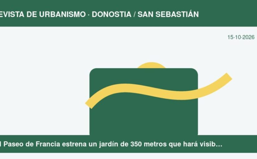 El Paseo de Francia estrena un jardín de 350 metros que hará visible el ciclo de las estaciones