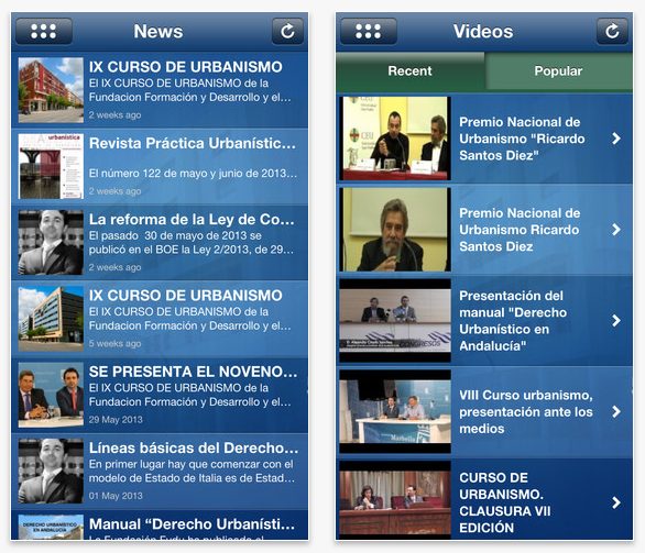 Ya es posible tener el contenido de la Revista de Urbanismo en tu móvil