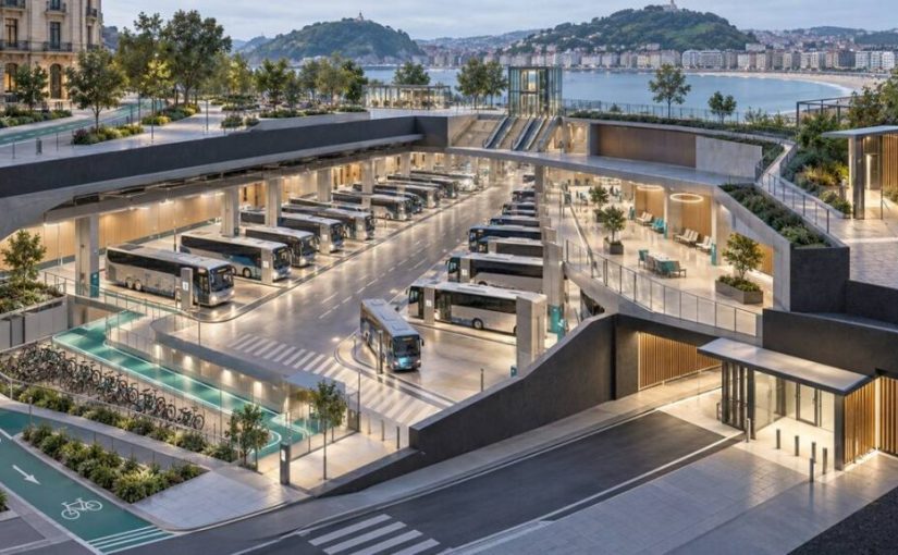 San Sebastián rediseña su estación de autobuses para ganar capacidad útil y seguridad