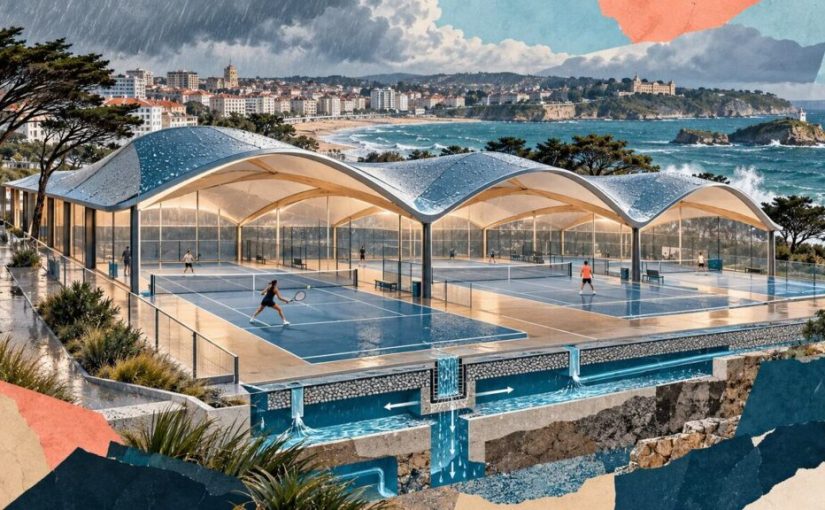 Santander adapta cuatro pistas cubiertas a la lluvia y el viento con una obra de 706.387 euros